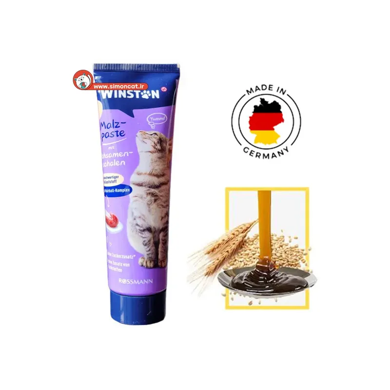 خمیر مالت گربه وینستون وزن 100 گرم gallery1